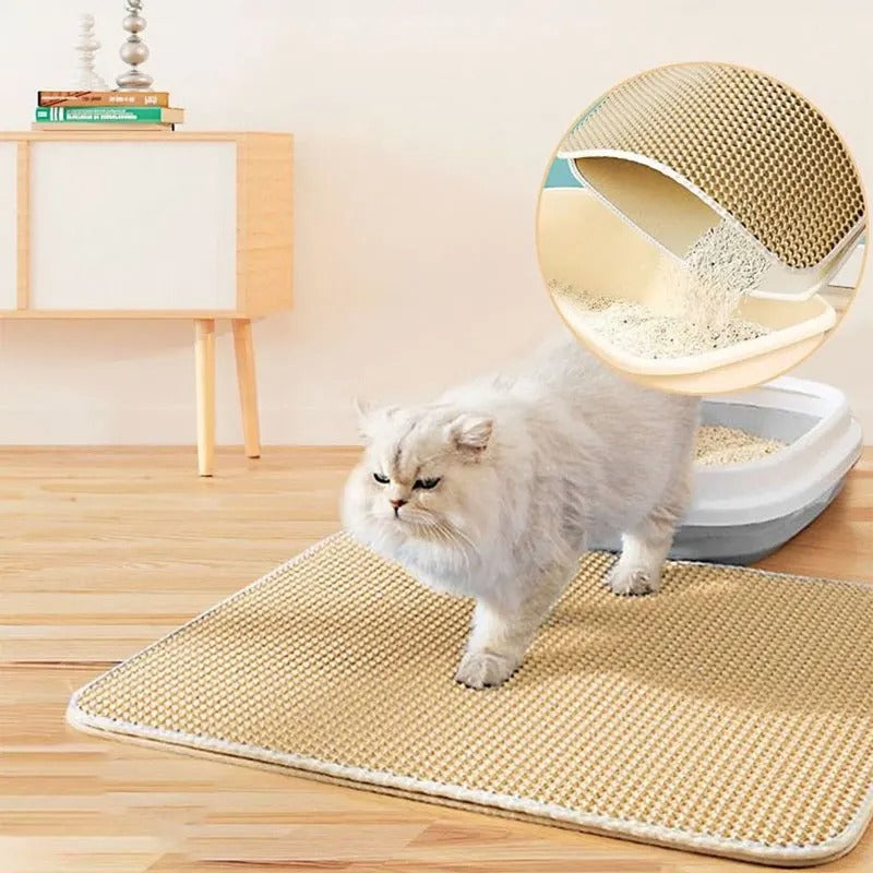Water Proof Cat Litter Mat (Double Layer)