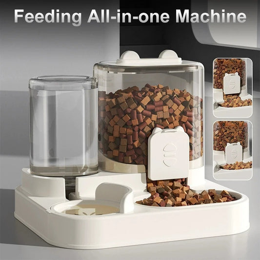 Automatic Dog And Cat 2-in-1 Feeder