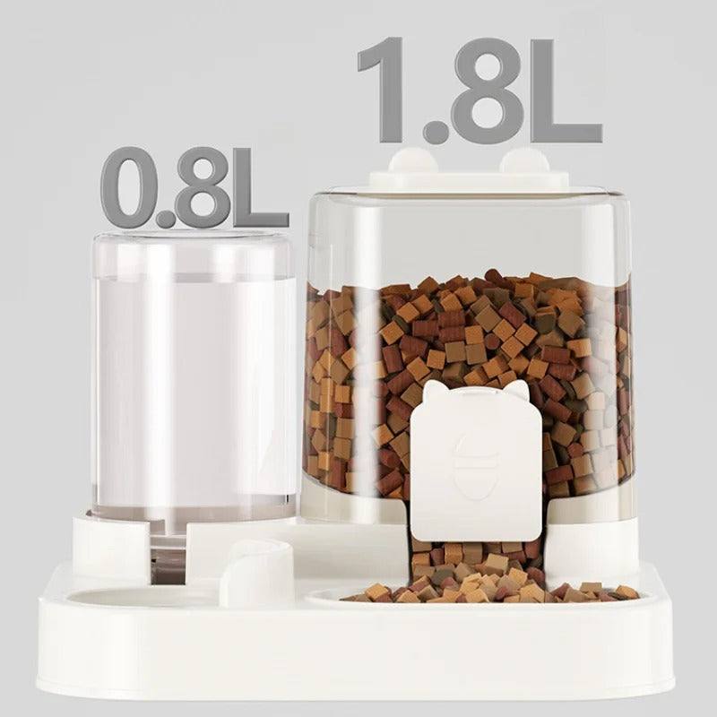 Automatic Dog And Cat 2-in-1 Feeder